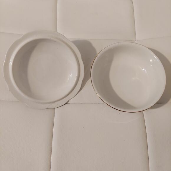 Antique 1800s Admiral VP Co V.P.C.O. 5" Lidded Ironstone Serving Bowl - Picture 7 of 10